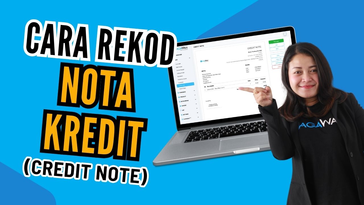 Cara Rekod Nota Kredit (Credit Note) dalam Sistem Niagawan